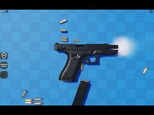This Roblox game lets you LOAD and SHOOT your OWN GUNS... (Manual Gun Physics Test) Realistic game