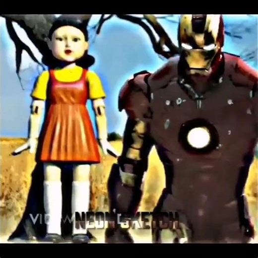 🔥Iron man in squid game ☠️ #ironman #squidgame #shorts #virlshorts #edit #trending #trollface