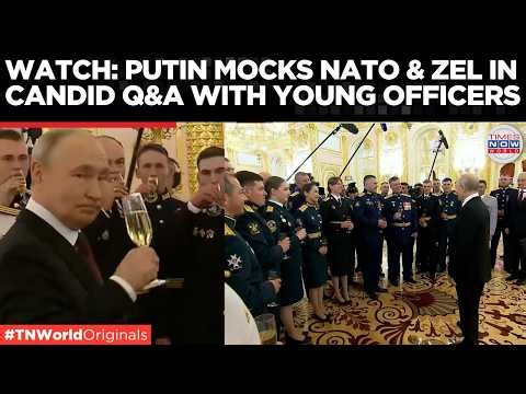 'We Are Squeezing Them!' Putin Caught on Hot Mic Mocks NATO Over Champagne