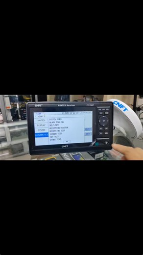 Navtex receiver Feitong FT-7607 touch screen. #navtex #marine | Syarier GPS
