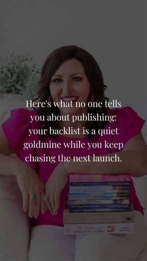 ere's what no on tells you about publishing: your backlist is a goldmine #shorts