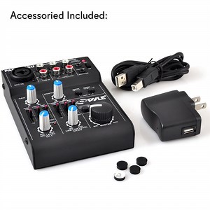5- Channel Professional Compact Audio Dj Mixer With Usb Interface