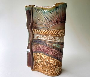 Dogwood Bloom Pottery Flower Vase Hand Made Microwave and Dishwasher Safe - Etsy