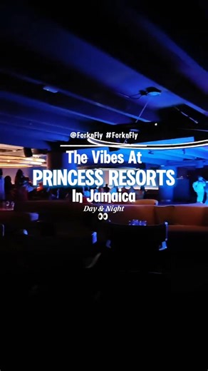 Nightlife at Princess Resorts in Jamaica | #shorts | Fork n Fly