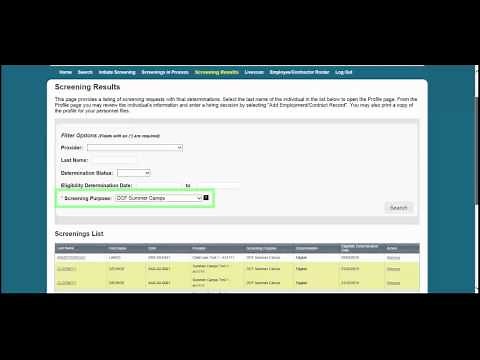 Background Screening Clearinghouse: Introduction
