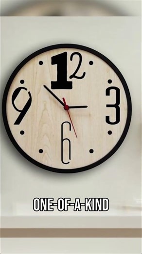 DIY Laser Engraved Clock: Design & Sell Your Unique Timepieces! #shorts