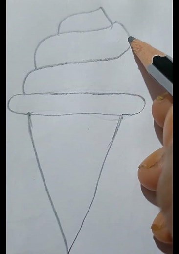 How to draw a pulpy icc cream drawing #drawing #art
