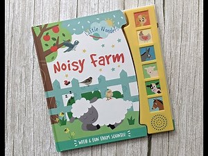 Little Wonders Noisy Farm 6 Button Sound Book