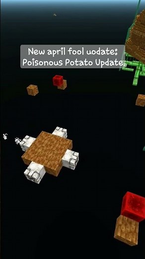 Minecraft Poisonous Potato Update Added "Moveable/Floating redstone block"
