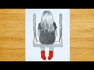 ❤ How to Draw a Lonely Girl Step by Step