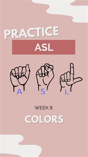 meibae on Instagram: "Learn ASL: Colors #asl #learnasl #colors #deaf #deafcommunity #deaffriendlyrealtor"