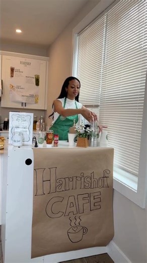 how to set up your own cafe at home 🍵 #homecafe #cozycafe
