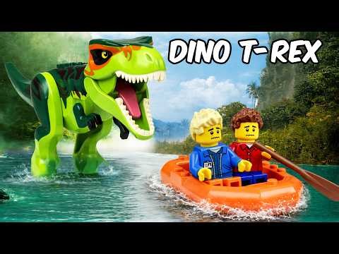 I Recreated a Jurassic World T-Rex Chase With LEGO | RIAM Bricks