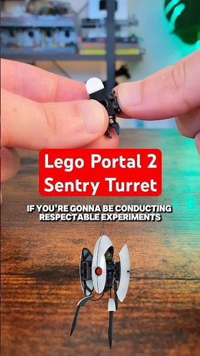 Attempting A PERFECT Lego Portal 2 Sentry Turret #lego #portal2 #portal