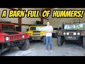 We found a barn full of INSANELY RARE Hummers, and Bought 2 BROKEN H1s.