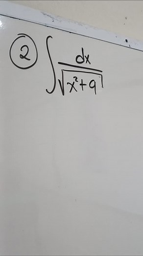 Segunda integral por Sustitución Trigonométrica, un ejemplo sencillo pero claro en cuanto a su solución. ¿Dudas? #integrales #integracion #calculointegral #antiderivadas #matematicas #ingenieria #fisimat | Profe Carlos Julián