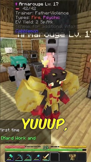Evolving Charcadet into Amarouge! #pokemon #minecraft #cobblemon #moddedminecraft #gaming