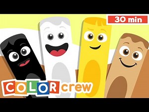 Toddler Learning Videos w Color Crew - 30 minutes | @BabyFirst Learn Colors, ABCs, Rhymes & More ​