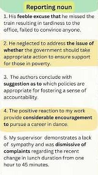 Mastering Reporting Nouns in English: 5 Real-Life Examples