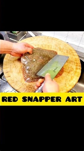 Amazing Red Snapper Processing Skills | Oddly Satisfying Fish Cleaver Skills #satisfying #fillet