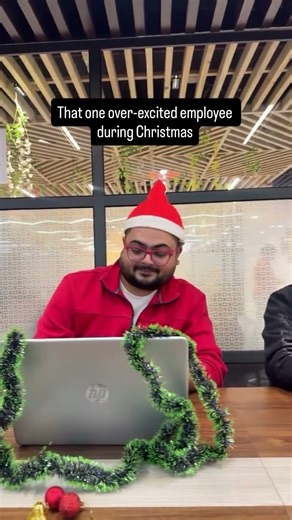 December vibes hit different 🎉 Comment that employee name who is always excited to celebrate