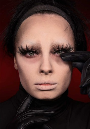 8/31 Days of Halloween: Edward Scissorhands ✂️ Inspo: @Theresa ☠️💋🔪 #halloweenmakeup #halloweencostume #31daysofhalloween #edwardscissorhands