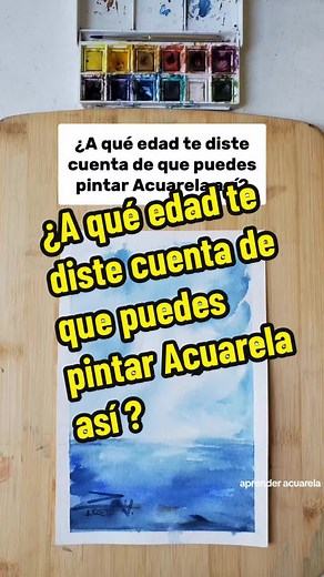 Tutorial de Acuarela para Principiantes: Paisaje Marino