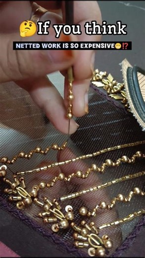 📌Inime யாரும் “Netted work costly” nu நெனக்காதீங்க! காரணம் இதுதான்👇#shorts #farhana #fashion #sewing