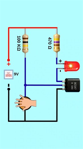 Easy LDR Night Lamp Circuit Step-by-Step #electronics #tutorial #shorts #diy