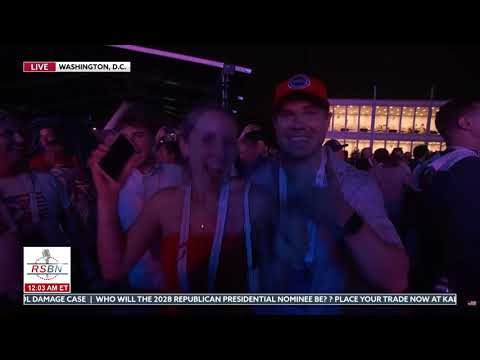 WATCH: World's Largest Fireworks Display Kicks Off and Lights Up D.C. Sky - 07/04/26
