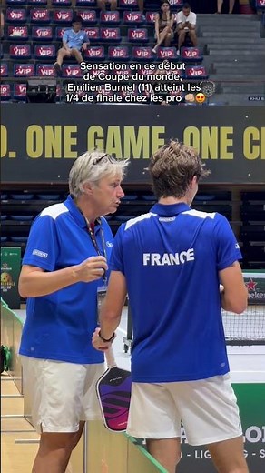 Émilien Burnel's great performance at the Pickleball World Cup in Vietnam! #pickleball #fft