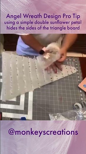 Angel Wreath Tips: Tutorial #decomesh #wreath @MonkeysCreations ​