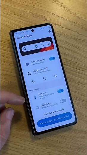 An enhanced Google search bar