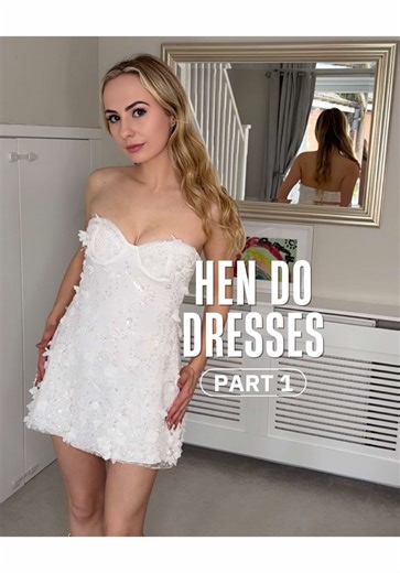 Help me choose a hen do dress!🤍 I'm posting a different white dress every day this week so help me choose... is this the one or do we keep looking? 👀 ✨ #2026bride #hendo #bachloretteparty #lastrodeo #henoufits wedding bride hen bachelorette