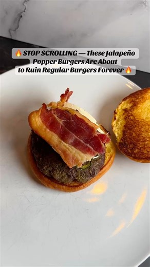 🔥 STOP SCROLLING — These Jalapeño Popper Burgers Are About to Ruin Regular Burgers Forever