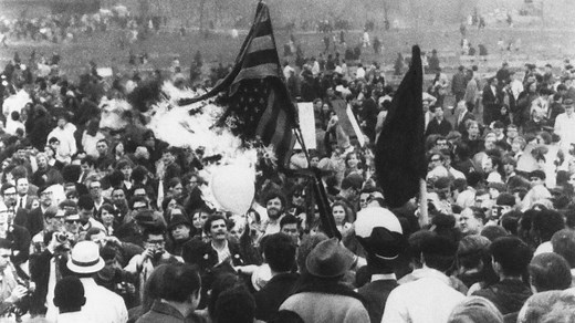 Flag burning has a long history in the U.S. — and legal protections from the Supreme Court