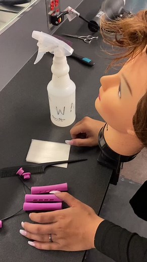 How to place a perm rod #tutorial #fyp | Perm Rods