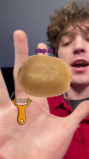 KAYE (@kaye_yt)’s video of Eating Kiwi With The Skin