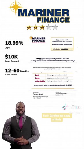 Mariner Finance Review: Are you tempted by Mariner Finance’s mailer, promising a debt consolidation loan at an attractive rate and quick loan approval, but can you trust their offer? 🛡️Do your research, compare reviews, and understand terms before committing! 💡 Remember: If it sounds too good to be true, it probably is. Stay safe! 💰 ___ #MarinerFinanceFinancial #MarinerFinance #MarinerFinancereview #MarinerFinancereview #reviewofMarinerFinance #MarinerFinanceServices #FinancialReview #Financi