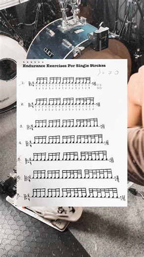 Gary Chaffee endourance exercise for 👣 #drums #shortsyoutube #drummer #shortvideo
