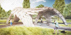 Concrete modular pavilion - in.Lab architects