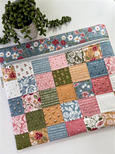 Cross Stitch Project Bag/embroidery Project Bag/ipad Pouch/kindle Pouch/wild Honey/lella Boutique - Etsy UK