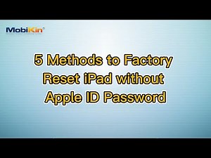 5 Methods to Factory Reset iPad without Apple ID Password