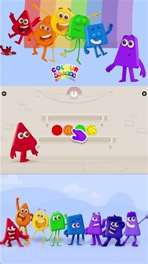 The Colourblock Friends #10 - Play With Red Colourblock - Cbeebies Games