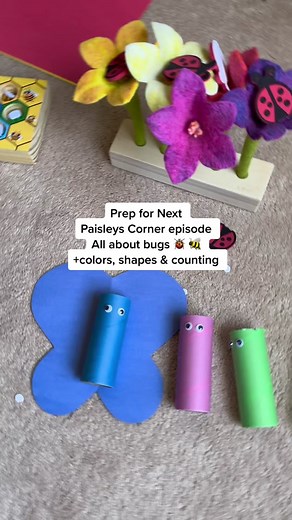 Excited about this new toddler learning episode about bugs, colors, shapes & counting #paisleyscorner #toddlerlearning #learning #toddlerlearningactivities #momsoftiktok #parentsoftiktok #learntotalk #learnshapes #learncolors