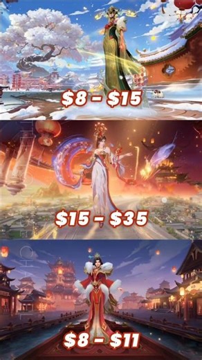 Aurora Fox Lady MLBB VS DIao Chan Gathering All Realm HOK VS Lissandra Petals Of Spring Wild Rift