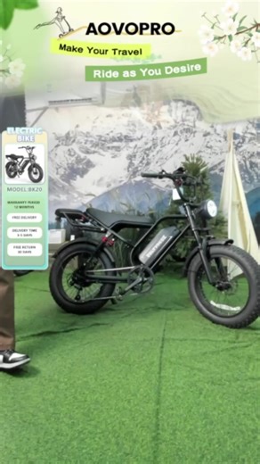 VOLTVOGUE 1500W Electric Bike: 31MPH Top Speed, 55 Mile Range