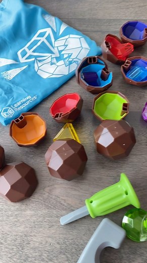 Preschool SLPs, do you have these Learning Resources Gem toys yet? They are so unique! A big hit with the two and up crowd! I’d love to hear how you’re going to use them! 📣 Tell us below! I added them in my Amazon storefront, linked in my profile. #speechroomnews #preschoolslp #earlyintervention #speechtherapy #slp #preschoolplay #learningthroughplay | Speech Room News