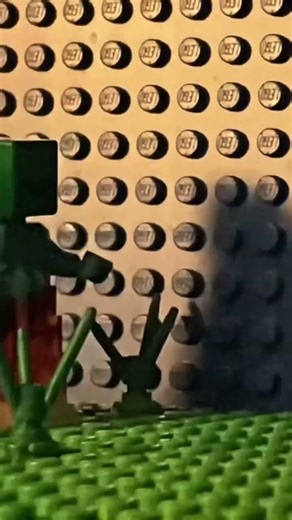 Burning zombies ( Minecraft Lego Stop Motion ) #lego #legoanimation #minecraft