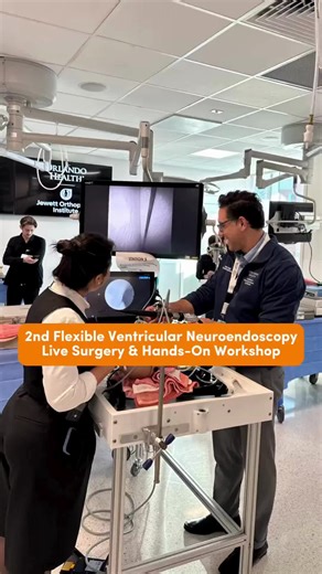 Last week, the Orlando Health Children's Neuroscience Institute hosted the Second Flexible Ventricular Neuroendoscopy Live Surgery & Hands-On Workshop, welcoming pediatric neurosurgeons from 10 countries across 5 continents. 🌎 The three-day event featured hands-on lab training, a live surgery at our hospital, expert lectures, and case discussions — focused on ETV/CPC, a life-saving surgical advancement for pediatric and infant hydrocephalus affecting nearly one million babies worldwide. #Pediat